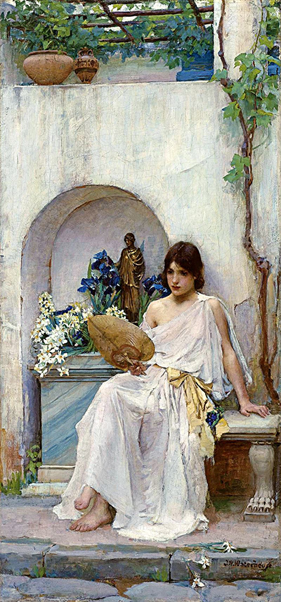 Flora in White Attire